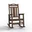 Chaise berçante en PEHD, adaptée à une utilisation intérieure et extérieure-1191895833