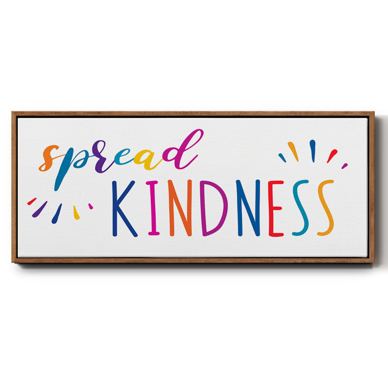 «Rainbow Kindness», toile encadrée, H 24 po x l 60 po