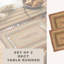 Chemin de table d'intérieur en jute de qualité supérieure - ensemble de 2, taille 8 po x 28 po-458227470-458227466