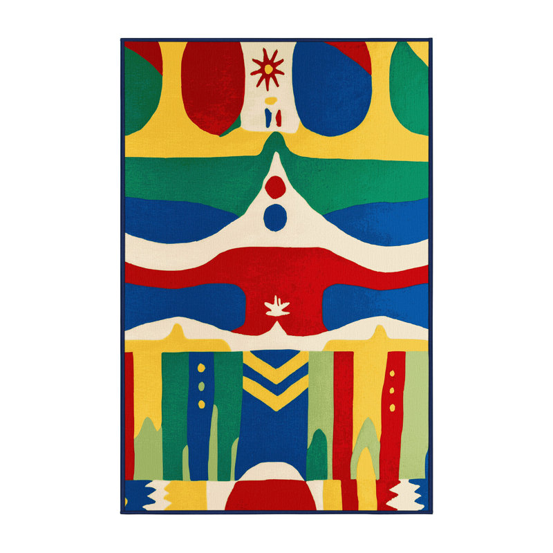 Spunky Beam Rug, Rectangle 3' x 5'