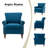 Mooresville 30” Upholstered Armchair with Solid Wood Legs-689332910