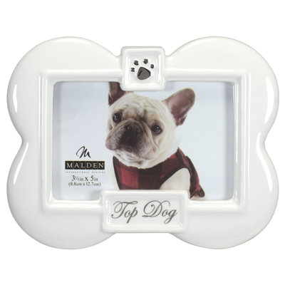 Ebelina White Ceramic Picture Frame