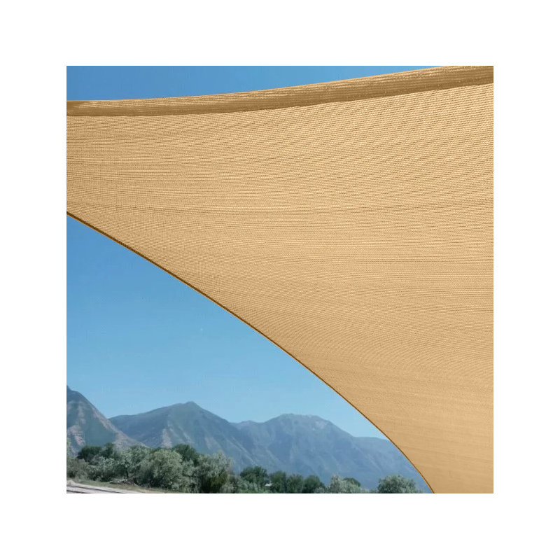 Toile d'ombrage triangulaire ShadeSheet, Beige