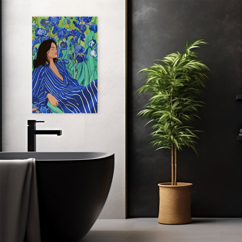 Art contemporain, art contemporain abstrait, H 24 po x l 16 po