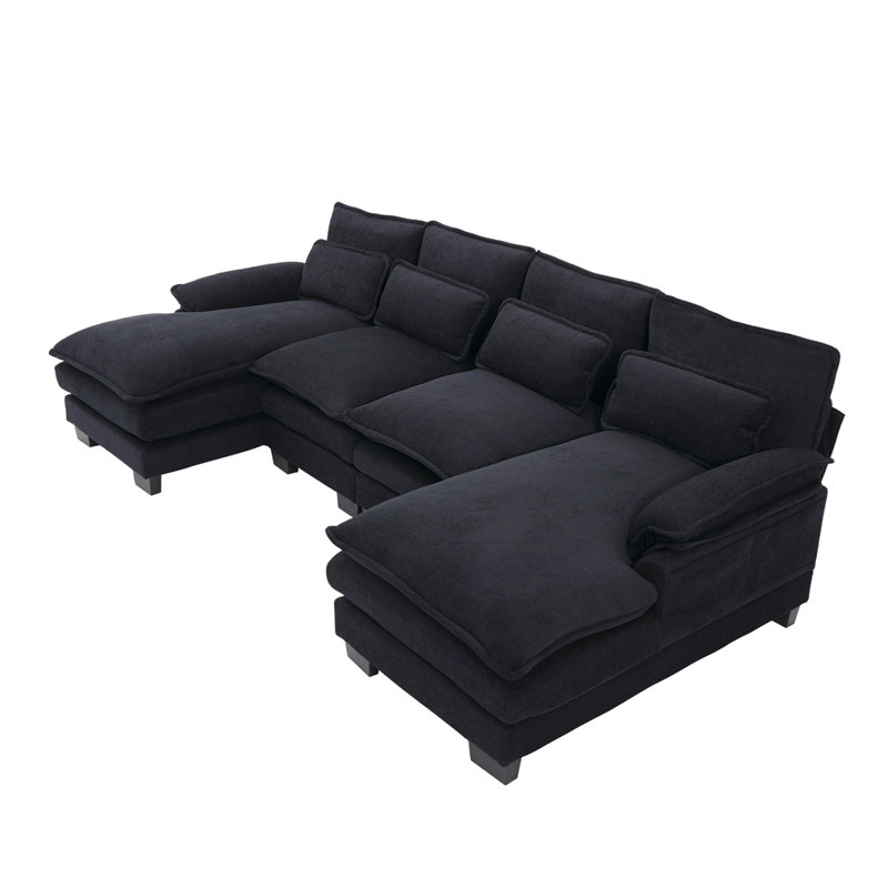 Elegant Double Chaise Sectional