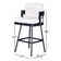 Everlee Powder Coated Aluminum Outdoor 31'' Bar Stool with Cushion
