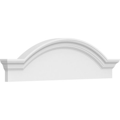 Arche de segment avec fronton en PVC de qualité architecturale Flankers