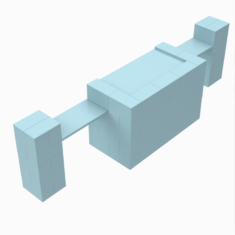 Versare 2 Shelf Dunnage Racks & Shelving, Light Blue
