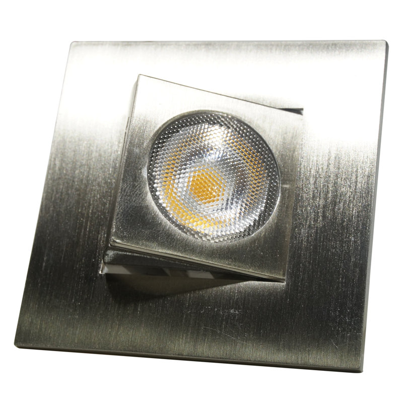 Ensemble d'éclairage encastré 3,13 "Remodel LED Retrofit, Nickel