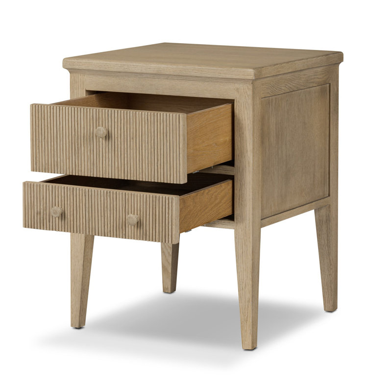 Bush Nightstand, Light Weathered Oak