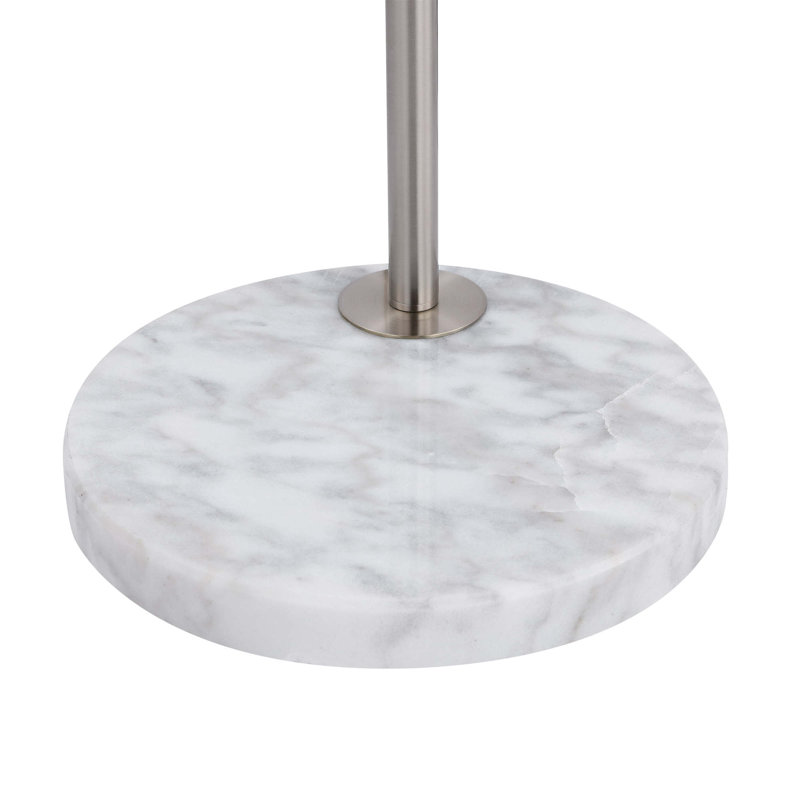 Bales 72'' Marble Arched Floor Lamp, Gray