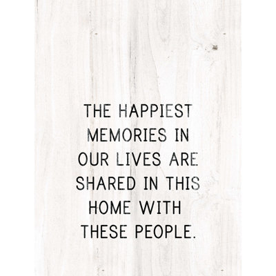 «Family Happy Memories», reproduction sur toile tendue