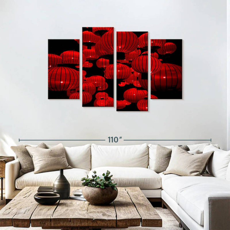 Lanternes chinoises rouges Nicci