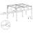 Rhinebeck 118.1 Ft. W x 118.1 Ft. D Steel Pergola with Canopy-98981512