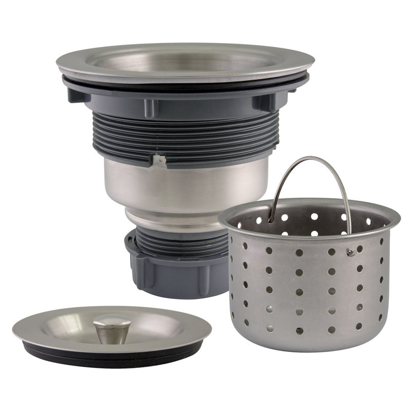 32x18 Satin Stainless Steel Undermount Kitchen Sink with Accessories