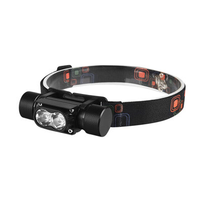Outdoor Headlamp 1800 Lumens Head Rechargeable Led Charging Adjustable Headband Lightweight Aluminum For Cycling Running