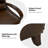 Hardge Genuine Leather Manual Standard Recliner-1743675085