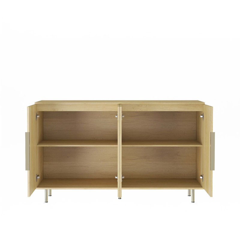 Buffet avec tablettes réglables, Wood