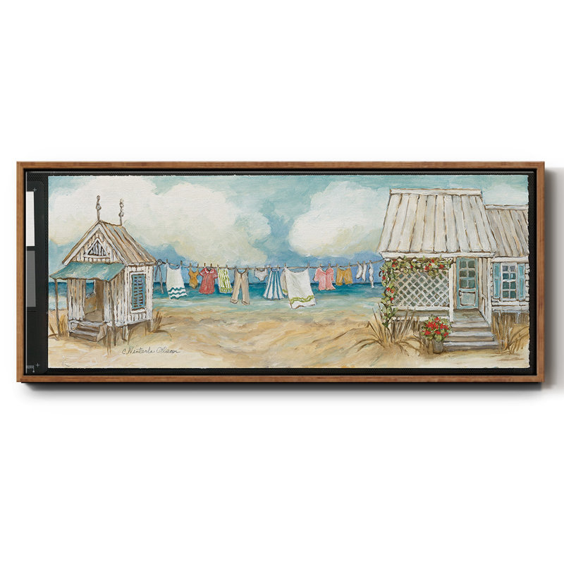 Fresh Laundry II- Framed Canvas