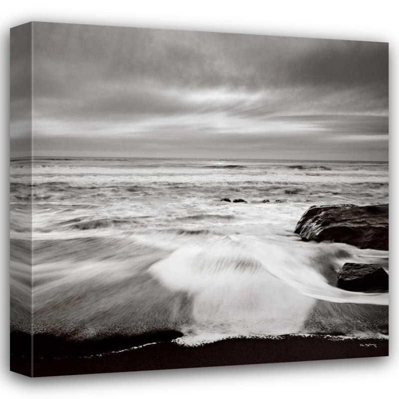 Beachcrest Home™ Audit, Lisa Gallery Wrapped Canvas Art Titled: Sunset on the Coast II, 36" H x 36" W