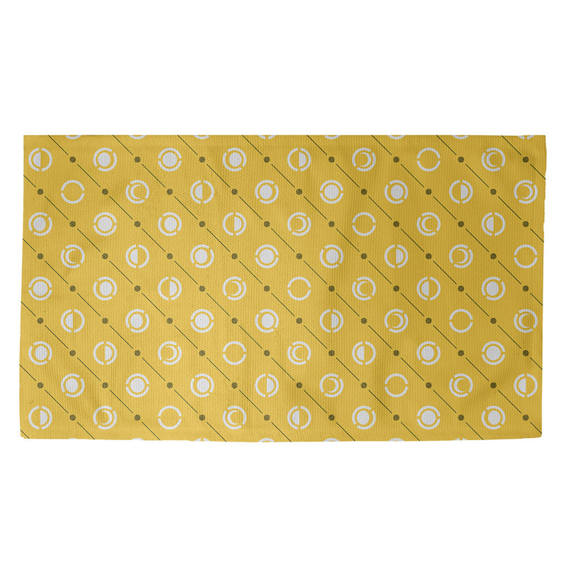 Skeffingt Polka Dots Indoor Rug, Rectangle 2' x 3'