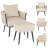 Itamar Velvet Accent Chair with Ottoman-361014217