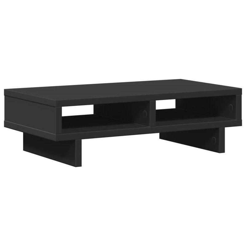 Balzarotti Manufactured Wood Monitor Stand, 15cm H x 50cm W x 27cm D, Black