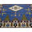 Blue Geometric 6X9 Handmade Kazak Oriental Rug