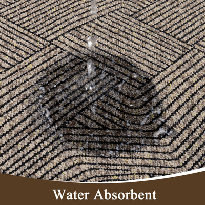Cross-Weave Pattern Kitchen Mat (Set of 3)