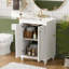 Meuble-lavabo moderne 24 po en bois MDF