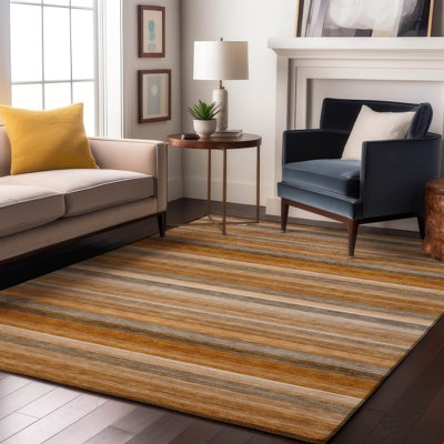 Premium Machine Washable Cerrito AMF535 Paprika Rug