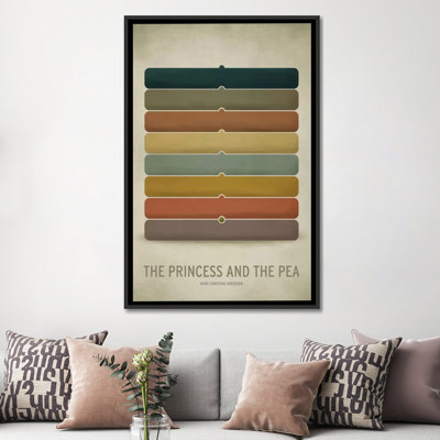 «The Princess And The Pea» par Christian Jackson, impression sur toile tendue sur châssis