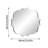 Minimalist Frameless Irregular Wall Hanging Mirror Silver Glass Beveled Mirror-1757065780