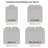 Alix 7pc Watercolor Striped Bed in a Bag Reversible Comforter Set with bed sheets-125356188-125356189-125356191