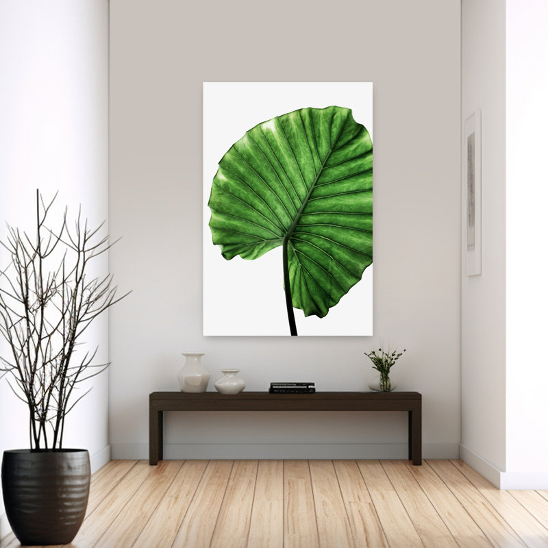 Art contemporain contemporain abstrait palmier, H 60 po x l 40 po