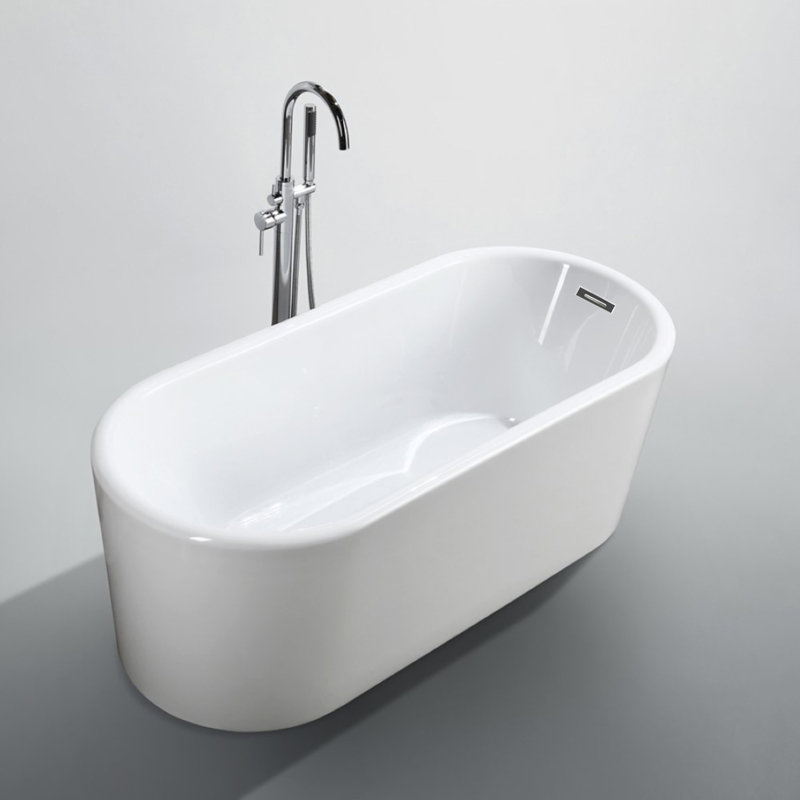 Toulouse 63'' x 28'' Soaking Acrylic Bathtub