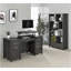 Rayna Weathered Grey 4-Drawer Office Desk-339273094