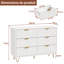100cm W 6 - Drawer Chest of Drawers