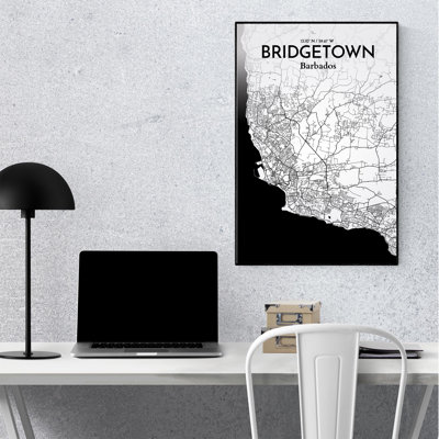 «Bridgetown City Map», impression