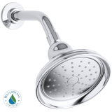Bancroft 2.0 GPM Single Function Shower Head with Katalyst Air-Induction Spray and Katalyst Air Induction Spray