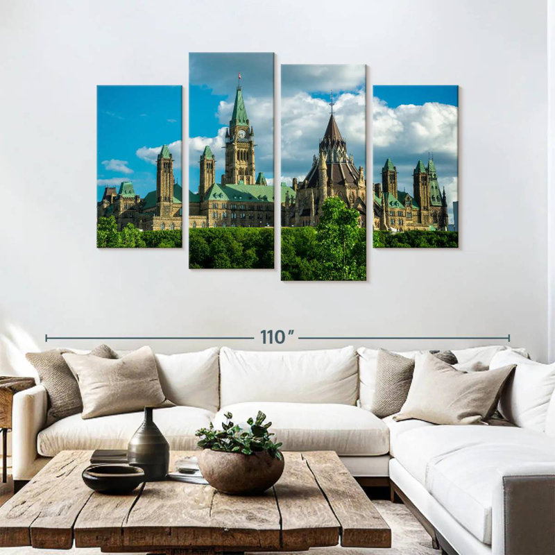 Nicci Canada Parliament Hill Complex, 54" H x 84" W