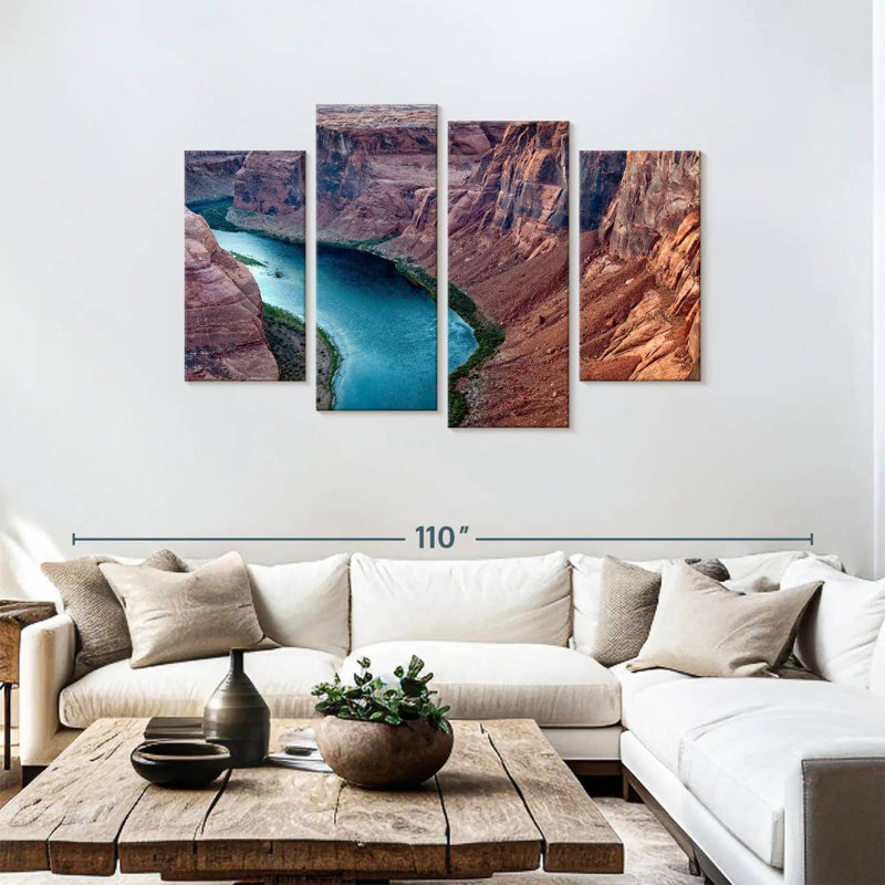 Rivière Alvord dans le Grand Canyon, H 48 po x l 75 po