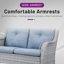 Ensemble de conversation pour 4 personnes avec coussins Schutt Mariachristina-88552286