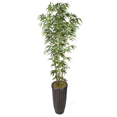 Panama 93" Artificial Bamboo Tree in Planter