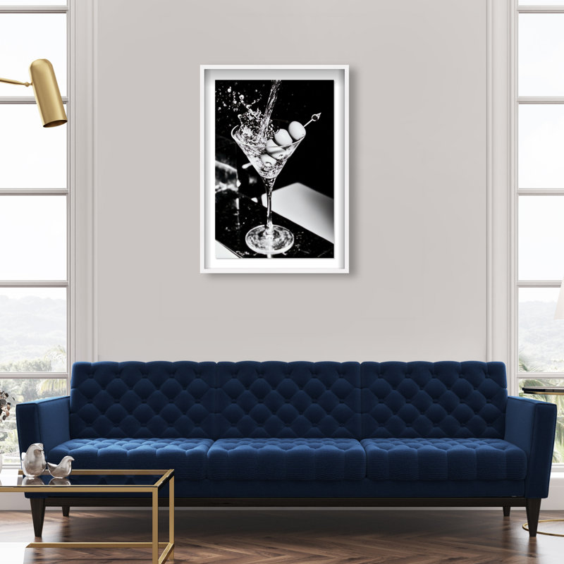 Chill Time III Print by Oliver Gal, 25.5"H x 17.5"W, White Shadowbox