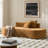 Nerio Boneless Modern 94" Compression High-Density Foam Sofa with 2 Pillows-1374181856