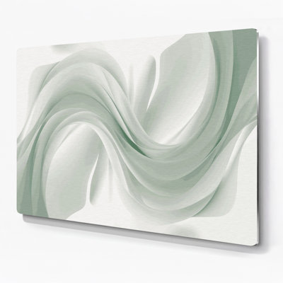 Gradient Abstract 78, art mural gris en métal