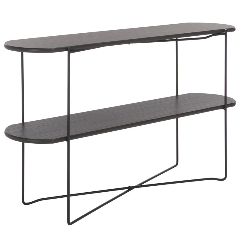 Trulie 47.25'' Console Table, Dark Gray Oak
