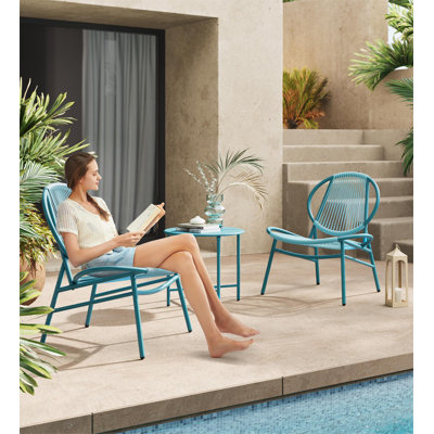 Garden Bistro Set,  Acapulco Chairs