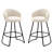 Upholstered Counter Stool With Metal Frame-14802313-14802318